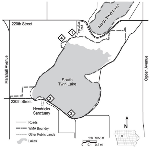South Twin Lake Map